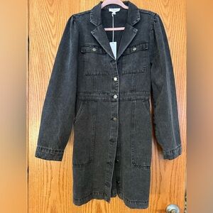 Gilli Charcoal Denim Dress